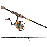 ProFISHiency 7ft Krazy 3 Spinning Combo Fishing with 7' 1pc Medium IM7 Graphite Rod and Cork Handle & Foregrip