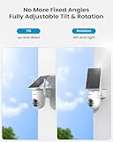ieGeek 2K/3MP 360° PTZ Security Camera Outdoor Wireless with Removable Solar Panel,Continuous Power 2.4G WIFI CCTV Camera,PIR Motion Detection,Color Night Vision,APP Alert,IP65,Alexa Compatible(2pcs) - Image 3