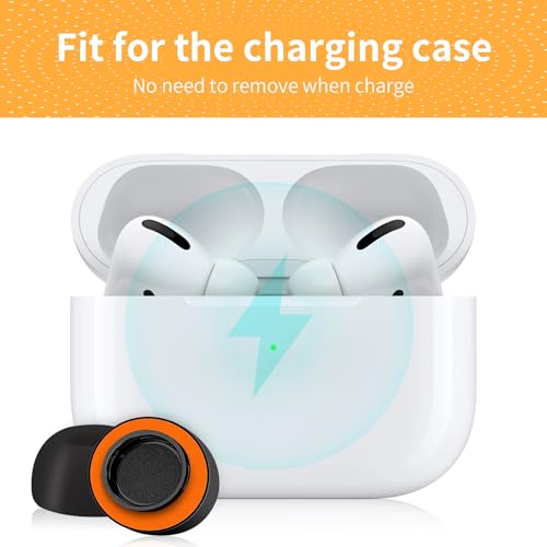 Memory Foam Ear Tips for AirPods Pro and AirPods Pro 2 Silicone Shield,Secure, Comfortable, Replacement Tip, Better Noise Cancellation, 3 Pairs Replacement Tips (Black, Assorted S/M/L) Memory Foam Ear Tips for AirPods Pro and AirPods Pro 2 Silicone Shield,Secure, Comfortable, Replacement Tip, Better Noise Cancellation, 3 Pairs Replacement Tips (Black, Assorted S/M/L) - Image 5