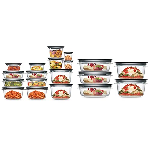 Rubbermaid Meal Prep Premier Food Storage Container, 28 Piece Set...