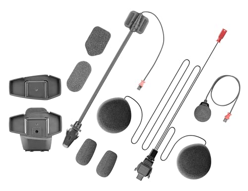 Scopri il Kit Audio Interphone per U-com 8R, la soluzione ideale sia come ricambio che per equipaggiare un secondo casco. Specificamente progettato per gli intercom moto U-com 8R, questo kit assicura un'esperienza audio di qualità superiore grazie agli speakers HD da 40mm, ideali per bassi profondi e un suono chiaro e definito.