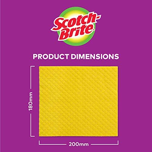 3M™ Scotch-Brite® Reusable Cellulose Sponge Cloth, 2/Pack 4