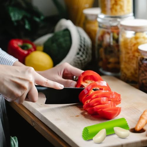 Dumealagr GARLIC PEELER-02 Peeler Tube Silicone Garlic Skin Remover Roller Garlic Tube Rollers Skin Remover Garlic Roller Peeling Tube Tool thumb #6