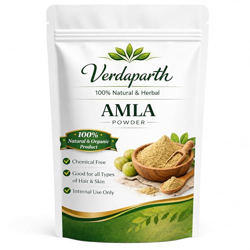 Image of Amla Powder for Hair Growth & Hair Mask | 100% Natural & Pure | Reduces Hair Fall, Adds Shine & Strength | Ayurvedic Hair Care | Chemical Free (250g)