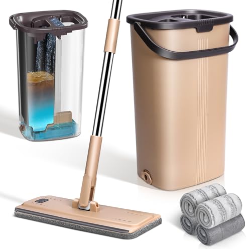 Imagen de MASTERTOP Mopa Microfibre con Cubo Escurridor