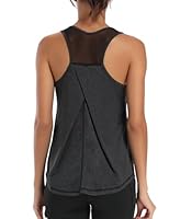 Dawnrole Damen Sport Tank Top Ärmelloses Leichte Fitness Top Yoga Oberteile