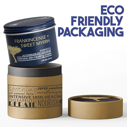 BALM OF GILEAD Foot Healing Cream – Frankincense & Sweet Myrrh Moisturizer for Sensitive Skin - Relieving Foot Therapy & Diabetic Skin Healing - Deeply Nourishing & Synergistic Cream - Image 4