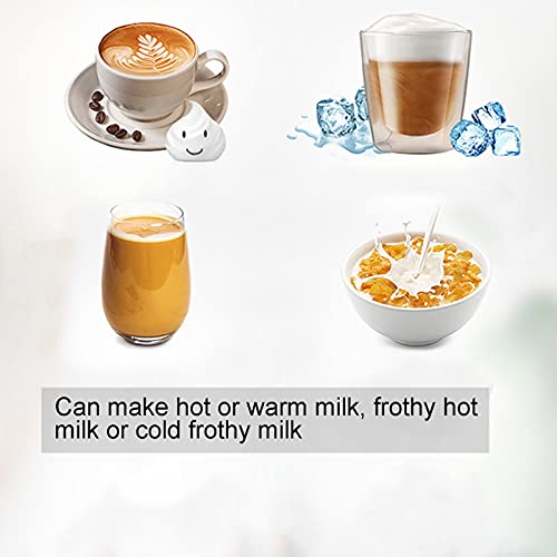 OKAT Milchaufschäumer, Abschaltautomatik Schwarz rutschfest EU 220V-240V Milchdampfer für Café für Küche für Zuhause für… – Bild 3