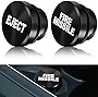2 Pieces Aluminum Dustproof Plugs Billet Dustproof Plugs 12-Volt Replacement Accessories Anodized Aluminum Car Decorations Compatible with Most Vehicles Autos Cars (Black)