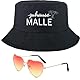 Snyvpra Fischerhut Unisex Und Brille, Fischerhut Lustig, Malle Hut, Festival Hut, Anglerhut, Für Herren Damen – Malle Accessoires, Mallorca Party Outfit, Festival Zubehör, Mallorca Accessoires