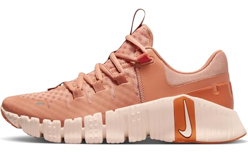 Nike Bajo Free Metcon 5, Amber Brown/Campfire Orange-Guava Ice, DV3950-200, 7