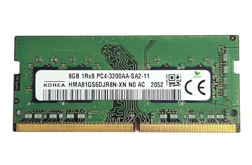 Image of 8GB PC4-3200Mhz SODIMM PC4-25600 Laptop RAM Memory HMA81GS6DJR8N-XN 1.2v 260Pins RAM Upgrade Compatible with SK Hynix Memory Module (3 Year Warranty)