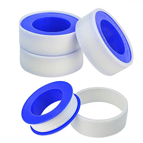 10 Rolls Thread Seal Tapes,1/2 inch Teflon Tape PTFE Pipe Sealant Tape for Leak Water, Plumbers, Plumbing, Air Head, Thread Pipe Plumbers Thread Tape