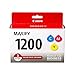 Canon MAXIFY PGI-1200 3Color Multi Pack Ink Compatible to MB2120, MB2720, B2020, MB2320, Cyan, Magenta, Yellow