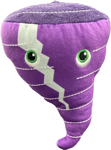 Thunderheads Tornado Plushie Nature-Inspired Educational Soft Collectible with Fun Fact Card for Exploring Earth & Climate Eco-Conscious Weather Gift STEM Learning Tool for Families & Scientist