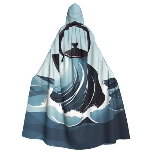 Veste à capuche adulte longue cape pour soirées et festivals