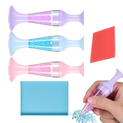 Gem Art Drill Pens -5D Vase Diamond Art Pen Tools -Sturdy Diamond Art Painting Pens |ネイルアートクラフトのための植木鉢形の宝石絵画ドリルペン