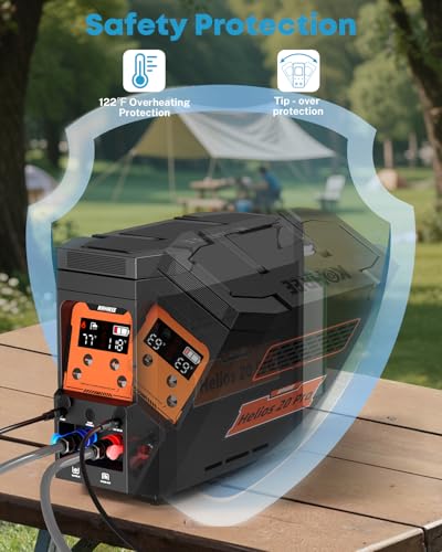 Kohree Helios 20 Pro, calentador de agua portátil para camping al aire libre miniatura 6