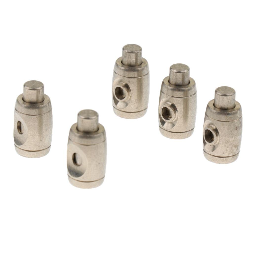 Amagogo Parti Chiave Dell'acqua Della Tromba Dello Spiedo Della Valvola Del Trombone Del Cupronichel 5pcs