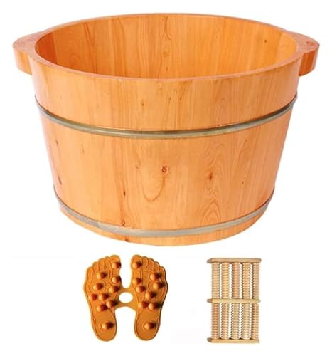 Bañera de pies de madera maciza miniatura 1