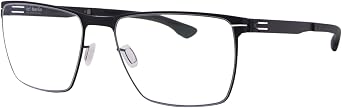Ic! Berlin Thomas-A Eyeglasses Mens Black Full Rim Square Shape 56mm