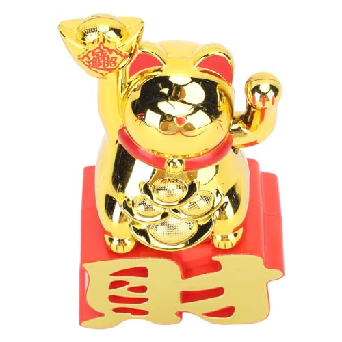 Artisanat feng shui de chat porte-bonheur aux finitions soignées