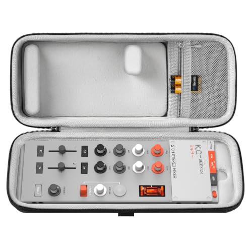 GEEKRIA Hard Shell Travel Case Compatible with Teenage Engineering EP-136, Audio Mixer Carrying Bag...