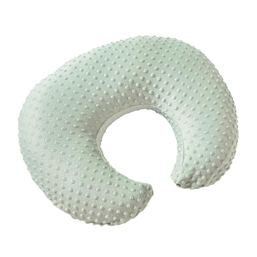 Image of DONOMILO Minky Dots Nursing Pillow Cover, Case Plush Breathable Breastfeeding Pillow Slipcover Fits Nursing Pillow, Super Soft Snug Positioners for Baby Boy Baby Girl (Green)