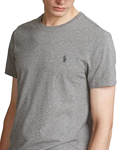 Image of Polo Ralph Lauren Mens Big & Tall Crew Neck T-Shirt (4XB, MetalicGreyHtr)