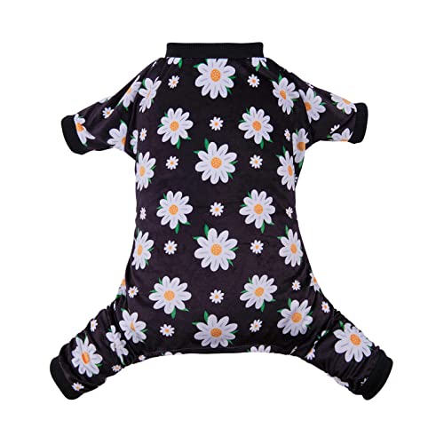 Image of CuteBone Small Dogs Outfit Soft Puppy Onesies Pjs Dog Pajamas Pet Coat Cat Apparel Comfy Doggie Jumpsuit Bodysuit for All Seasons P221XS