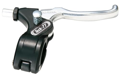 DIA-COMPE(ダイアコンペ) TECH77 ストッパー有 BK/SL Pr ブレーキレバー 左右セット