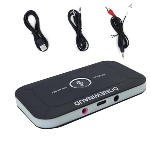 DOREWINAUD Bluetooth Transmitter Receiver, 2-in-1 5.3 Wireless Bluetooth Adapter for Boss Wave Radio IV III II Awr1b1 Awr1b2,TV, PC, MP3 Gym - Connects Speakers/Headphones for Seamless Streaming