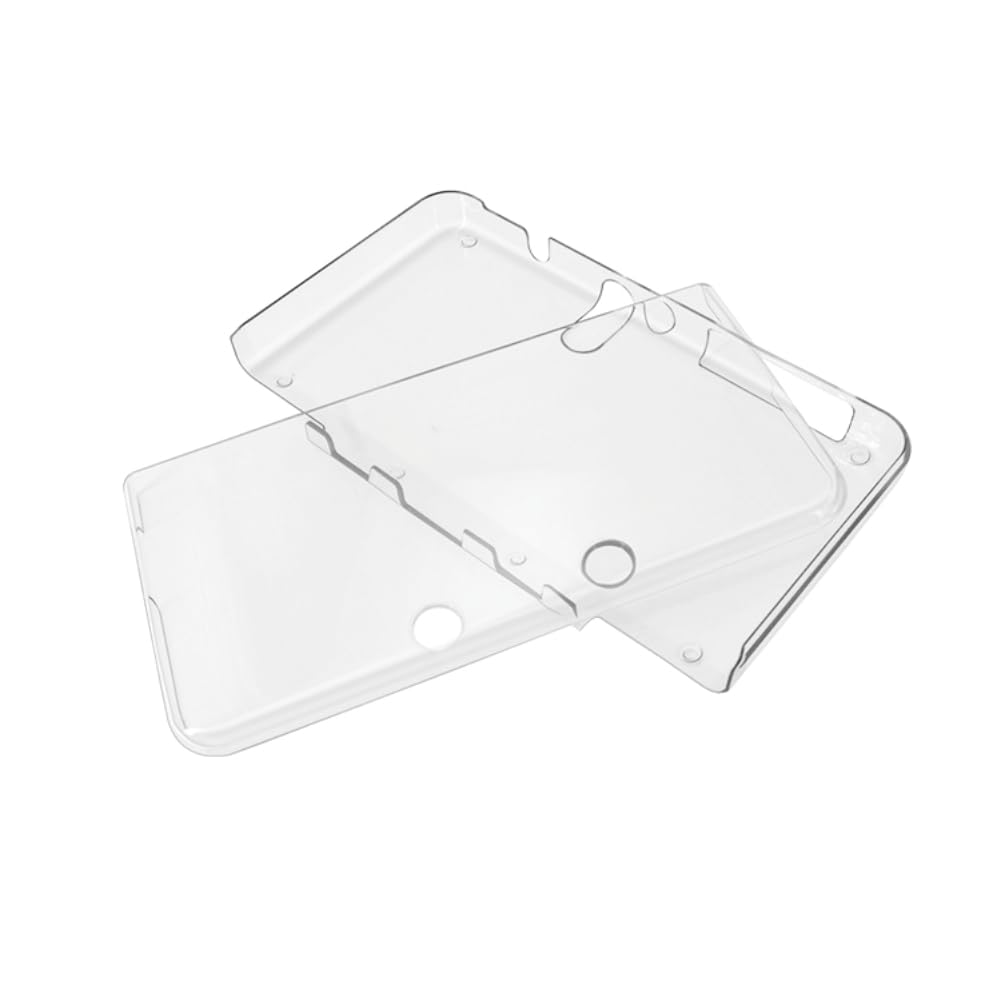 Hzxkqmil Funda Protectora para Nintendo New 3DS, Carcasa Dura Transparente Cubierta Protectora y 1 Juegos de Protectores de Pantalla Accesorios de Película para New 3DS Consola
