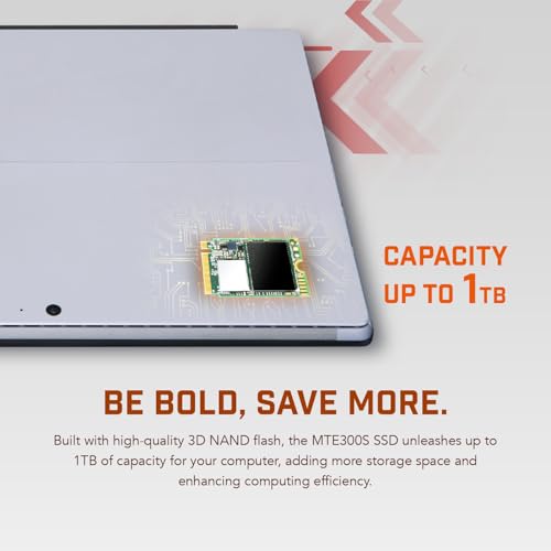 SSD interno M.2 2230 NVMe PCIe Gen3 x4 da 512 GB, memoria 3D TLC NAND (lettura/scrittura fino a 2.900/2.650 MB/s), garanzia 5 anni - TS512GMTE300S - Hdd - Immagine 5