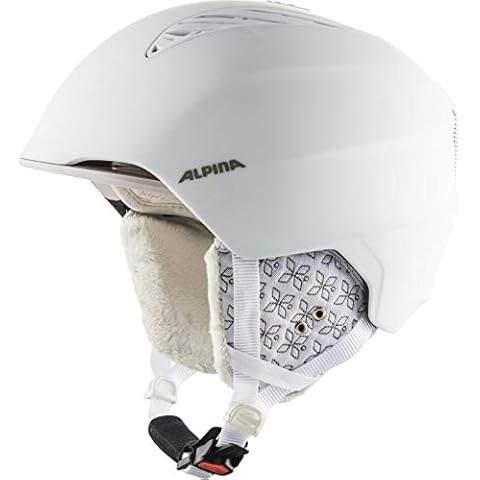 ALPINA GRAND Adult Ski Helmet, White-Prosecco Matt Cover