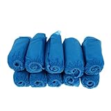 SECFOU 50 Stück Einweg Schuhüberzüge aus Robustem Kunststoff rutschfeste...