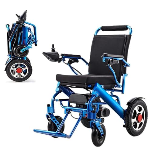 電動車椅子 折畳み 軽量 コンパクト 電動車いす 高齢者用 22 kg 24V12AH リチウム電池 6 km/h 耐久性 15 km 折り畳み電動アシスト車いす 車イス 四輪車 360°ジョイスティック 通気性 介護電動車いす 旅行用 外出用 (50*9