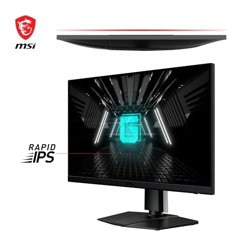 MSI G272QPF E2 27 Inch WQHD Gaming Monitor - 2560 x 1440 Rapid IPS Panel, 180 Hz / 1ms GtG, 125% sRGB Colour Gamut, Adaptive Sync - DP 1.4a, HDMI 2.0b CEC