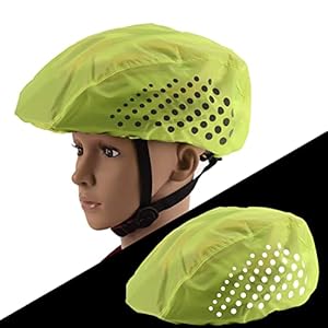 Seminismar Leuchtend Grün Fahrradhelm Regenüberzug