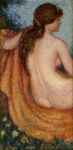 Affiche Georges Lemmen La Baigneuse pour habiller un mur vide de salon 60x90