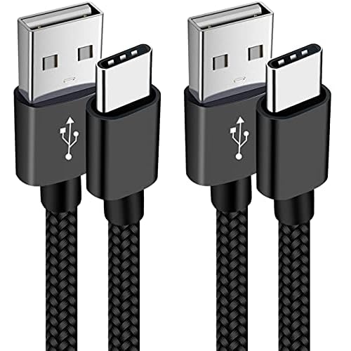 VOTY 【2-Pack 6FT USB-C Charger Cable for Motorola Moto G Fast/G Power/G Stylus,Moto G8 G7,G7 Play,G7 Plus,G7 Power G6,G6 Plus X4 Z3 Z2 Play Z Droid Force,Braided USB Type C Charge Charging Cord
