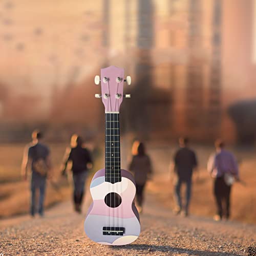 Mingzhe Ukulele Soprano Infantil de 21 Polegadas com Gig Bag 4 Cordas Basswood compensado Uke Ultraf