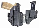 FDO Industries IWB Kydex Holster +1 Flex Compatible with FN 509 w/Claw and Optic Cut- Made in USA (Black, FN 509)