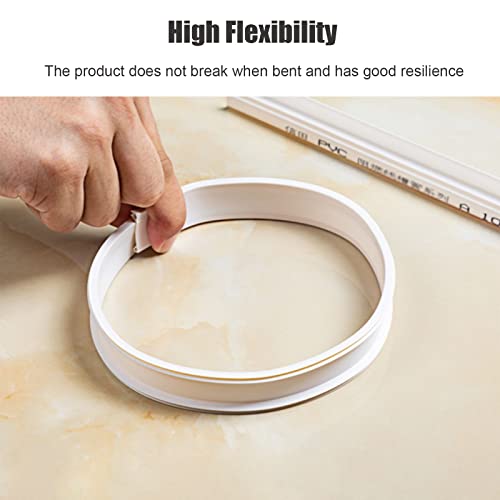 Canaleta para cables de piso autoadhesiva, 1 m, blanco miniatura 4