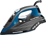 Russell Hobbs Iron [2600W, 160g steam shot, 55g/min continuous steam] Titanium Carbide (Titanium-infused ceramic soleplate, 330ml tank, self-cleaning, anti-calc, 3m cord) 27090