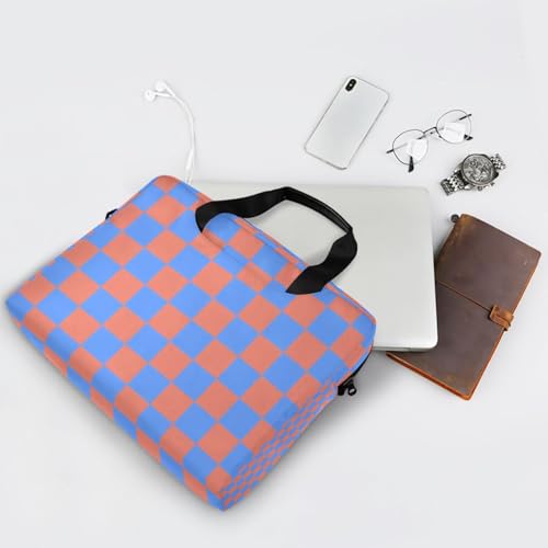 Maletín portátil para laptop 15.6 pulg Azul-naranja miniatura 7