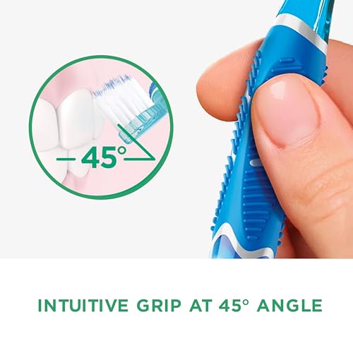GUM PRO Soft Manual Toothbrush | Tapered bristles | Non-Slip Ergonomic Handle | Compact Head | 1 Piece | 4 x 1 Pieces (with 1 Bonus Sample) - Image 2