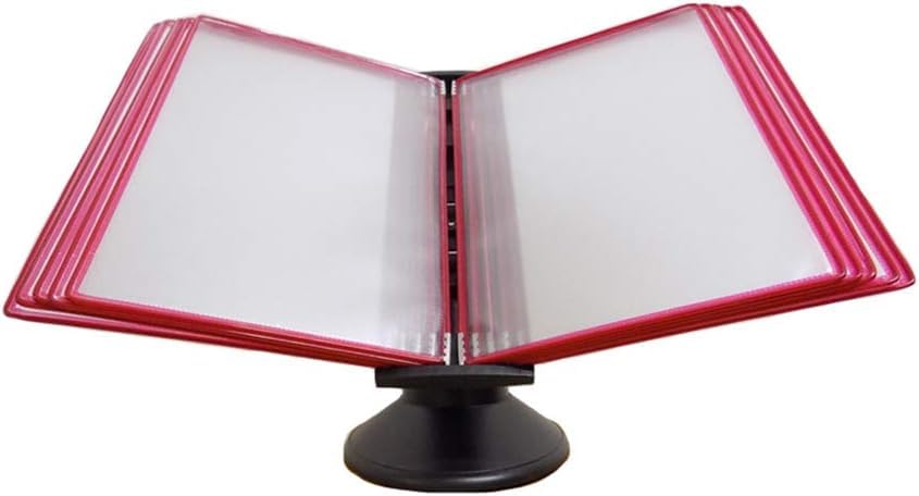 Porte-documents mural A4 rabattable pour présentoir de bureau inclinal