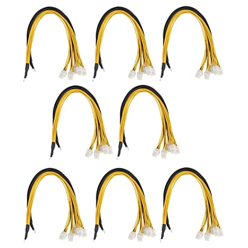 CEKGDB 6ピンコネクタサーバー電源ケーブルPCIe Express for Antminer S9 S9I Z9にとって P3 P5サポート鉱山 PSUケーブル(8pcs)