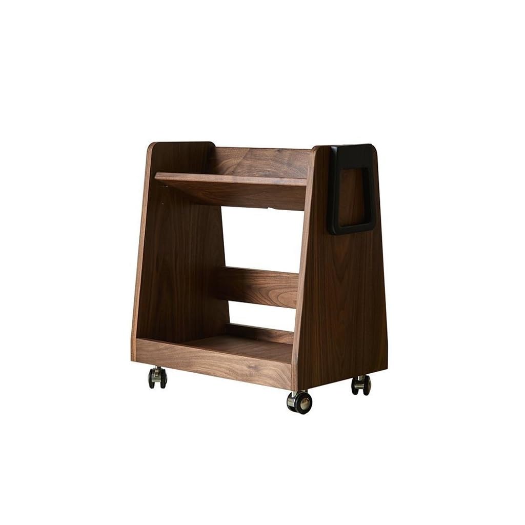 eexbz Sofa Wooden Movable Sofa Coffee Table Trolley Living Room Storage Rack Sofas for Living Room